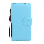 Wholesale Samsung Galaxy Note 5 Folio Flip Leather Wallet Case with Strap (Blue)